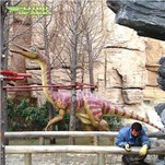 Animatronický ornithomimus