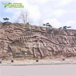 Fosílny reliéf dinosaurov